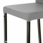 Modern designstol med Alwyn H 86 cm tillbaka, tillverkad i Italien Viadurini