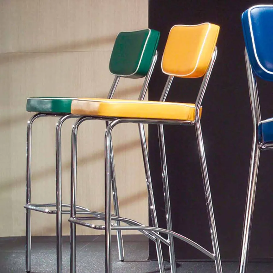 utformning pall 50 år i faux graffiti Unica Viadurini