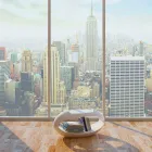 Designstol med integrerad bokhylla Ellix tillverkad i Italien Viadurini