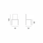 Ecoleather Designpall för kök eller matsal H 80 cm - Celine Viadurini