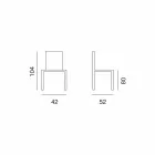 utformning pall för kök eller matsal Celine H80 Viadurini