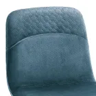 Elegant pall av modern design i färgad sammet och metall - Bizet Viadurini