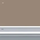 Faux läder av fast läder, modern design H 65 cm - Alina Viadurini