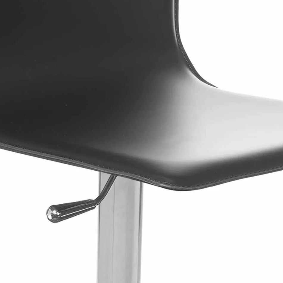 Svängbar pall med modern design ryggstöd Gord, H 113 cm Viadurini