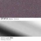 Vridbar pall i tyg och stål med gaslyft tillverkad i Italien - Marchesi Viadurini