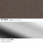 Vridbar pall i tyg och stål med gaslyft tillverkad i Italien - Marchesi Viadurini