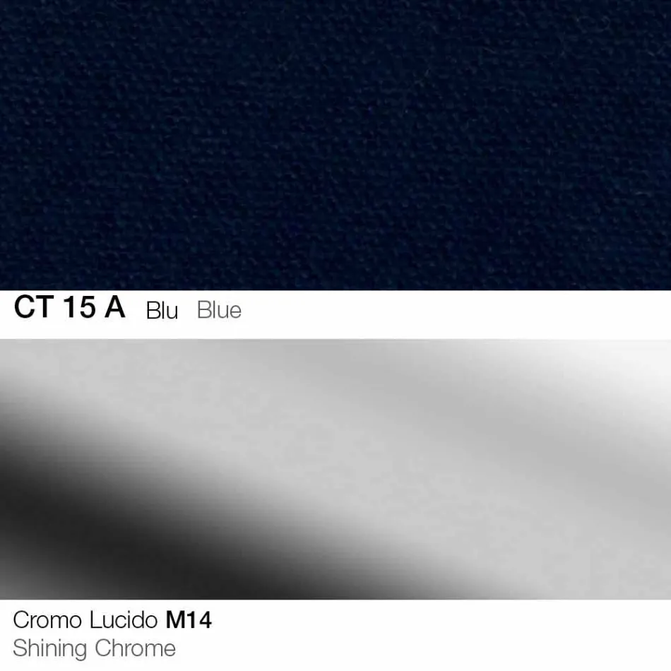 Vridbar pall i tyg och stål med gaslyft tillverkad i Italien - Marchesi Viadurini