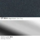 Vridbar pall i tyg och stål med gaslyft tillverkad i Italien - Marchesi Viadurini