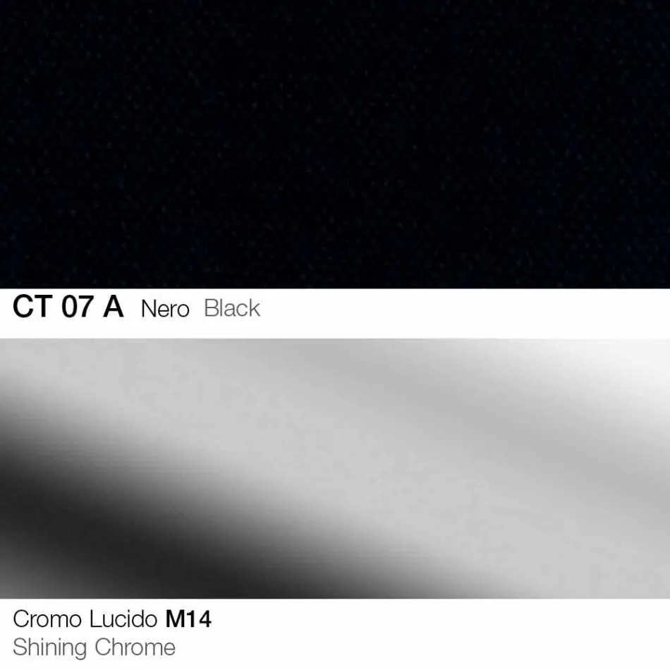 Vridbar pall i tyg och stål med gaslyft tillverkad i Italien - Marchesi Viadurini