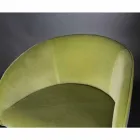 Klädd och stoppad pall med metallkonstruktion tillverkad i Italien - Antwerpen Viadurini