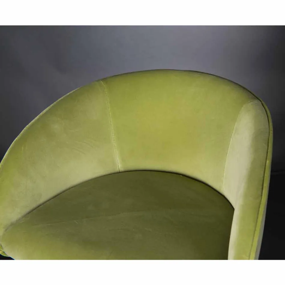 Klädd och stoppad pall med metallkonstruktion tillverkad i Italien - Antwerpen Viadurini