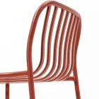 Stapelbar utomhuspall i metall tillverkad i Italien 2 delar - helt enkelt Viadurini