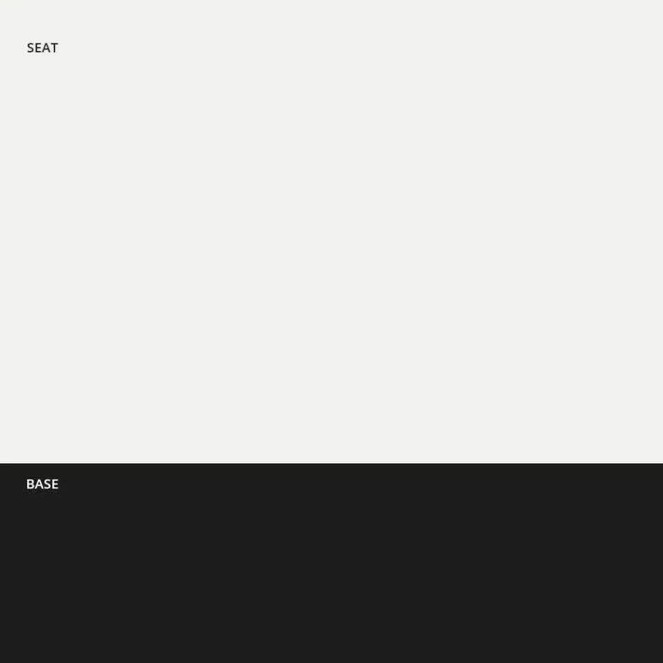 Stabelbar pall i metall och polypropylen Tillverkad i Italien, 2 delar - Charla Viadurini