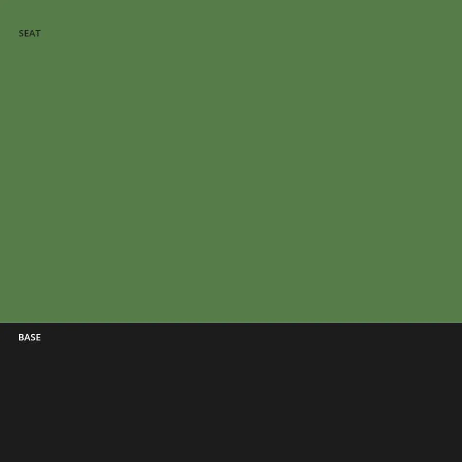 Stabelbar pall i metall och polypropylen Tillverkad i Italien, 2 delar - Charla Viadurini