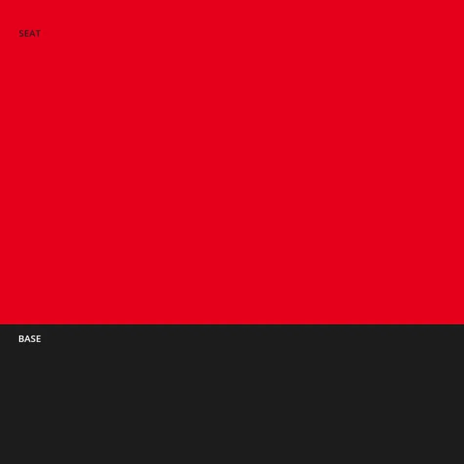 Stabelbar pall i metall och polypropylen Tillverkad i Italien, 2 delar - Charla Viadurini