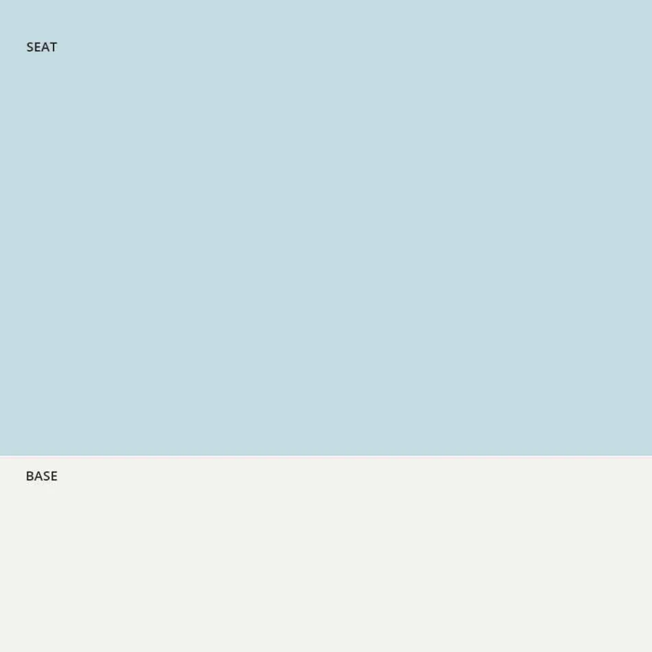 Stabelbar pall i metall och polypropylen Tillverkad i Italien, 2 delar - Charla Viadurini