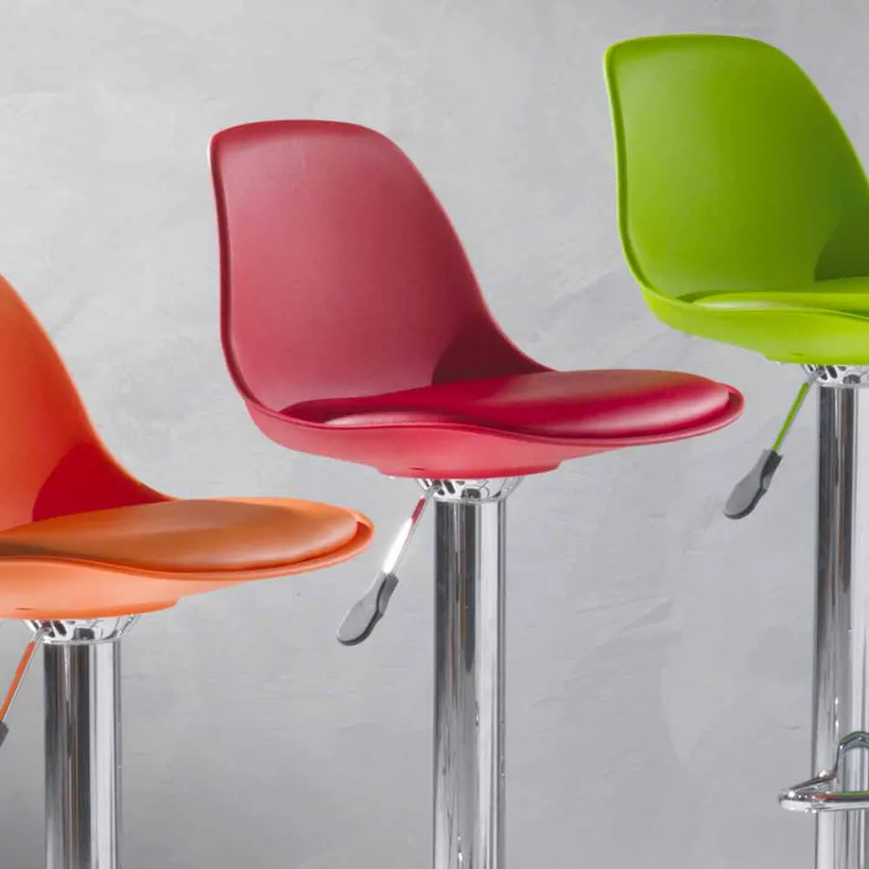 Pall i polypropen, modern design och lyftbar - rosa Viadurini