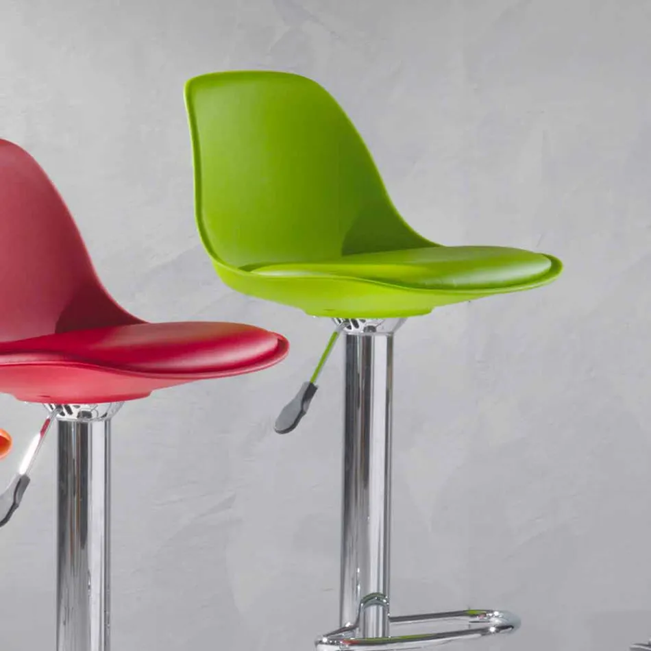 Pall i polypropen, modern design och lyftbar - rosa Viadurini