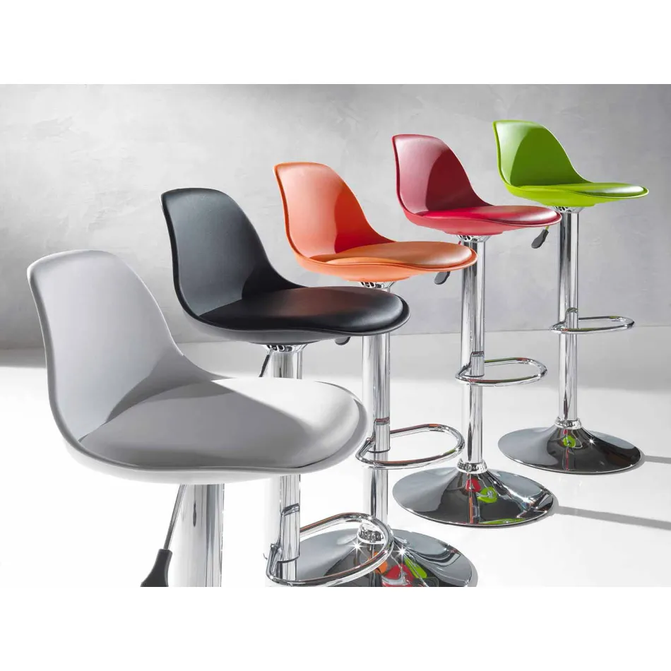 Pall i polypropen, modern design och lyftbar - rosa Viadurini