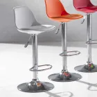 Pall i polypropen, modern design och lyftbar - rosa Viadurini