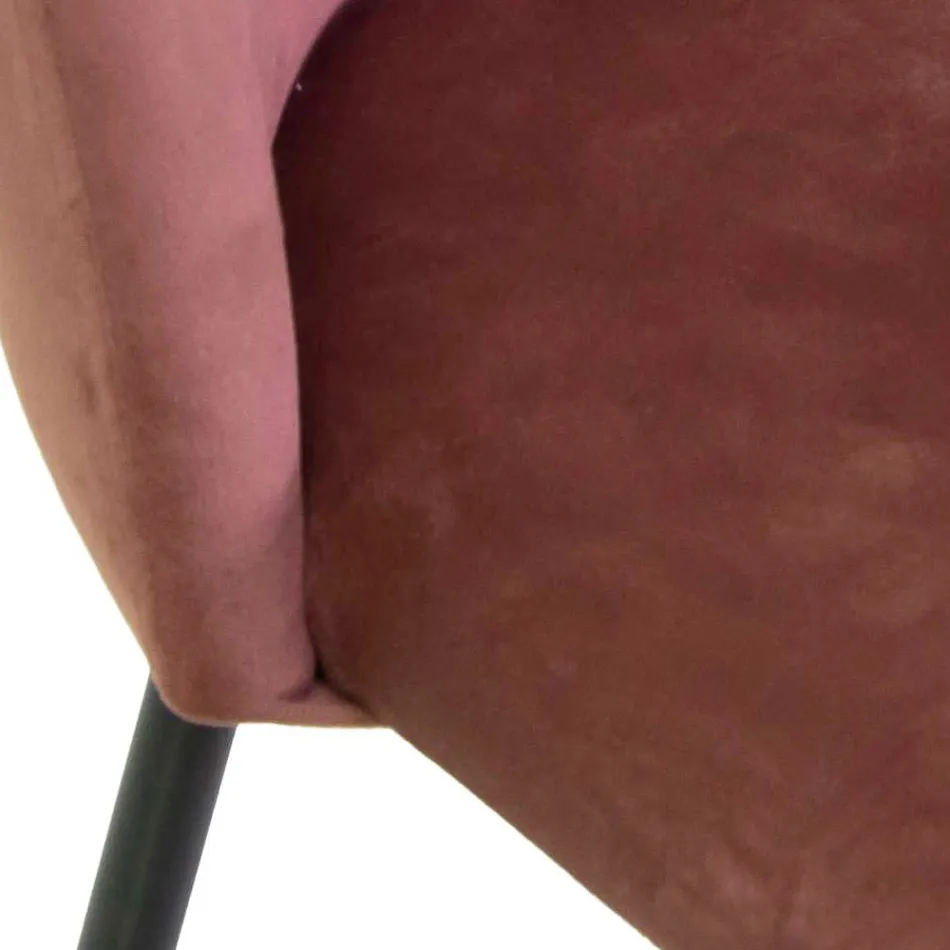 Sammetspall med metallram i olika utföranden - Penna Viadurini