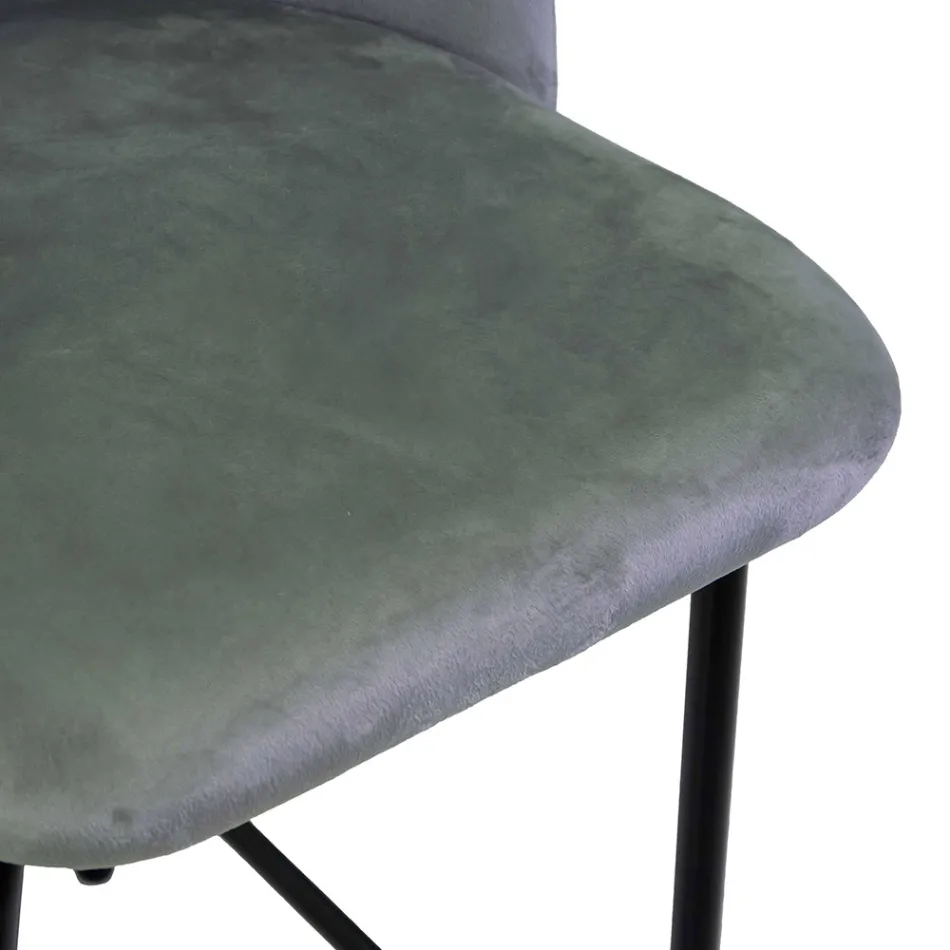 Sammetspall med metallram i olika utföranden - Penna Viadurini