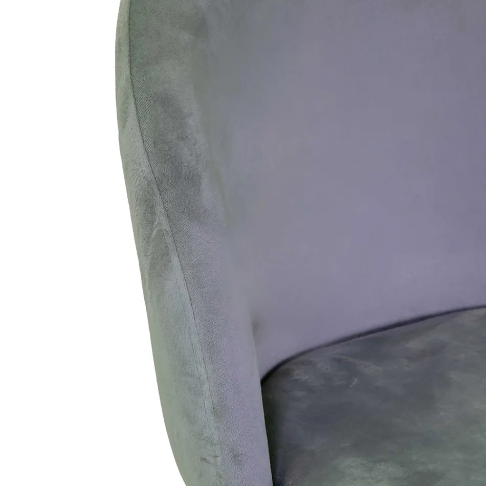 Sammetspall med metallram i olika utföranden - Penna Viadurini