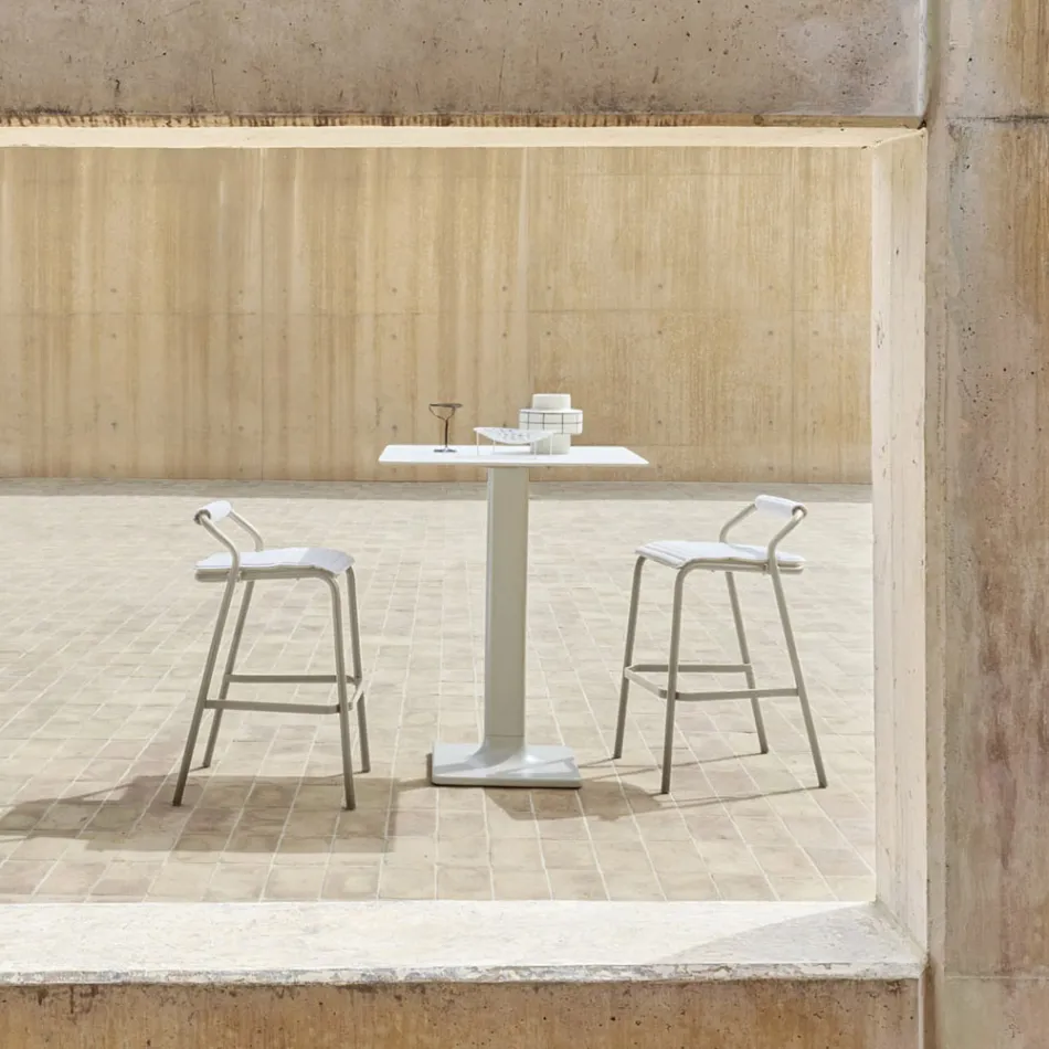 Utomhuspall med kuddar ingår Made in Italy - Noss by Varaschin Viadurini