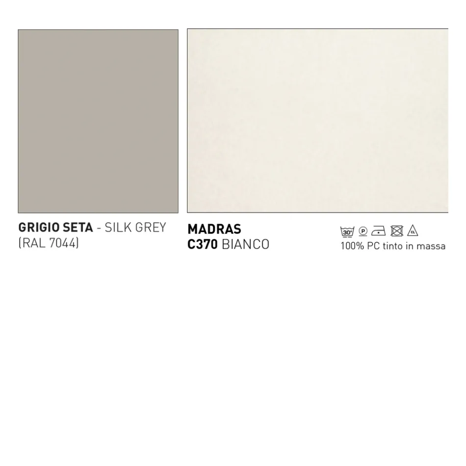 Utomhuspall med kuddar ingår Made in Italy - Noss by Varaschin Viadurini