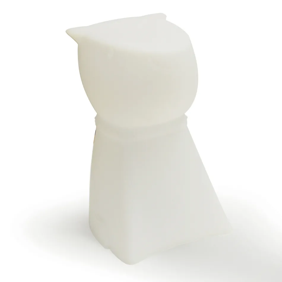 Uppladdningsbar utomhuspall i form av en hund i polypropen - Ardea Viadurini