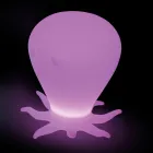 Uppladdningsbar utomhuspall i form av en bläckfisk i polypropen - Ardea Viadurini