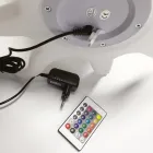 Uppladdningsbar utomhuspall i form av en bläckfisk i polypropen - Ardea Viadurini