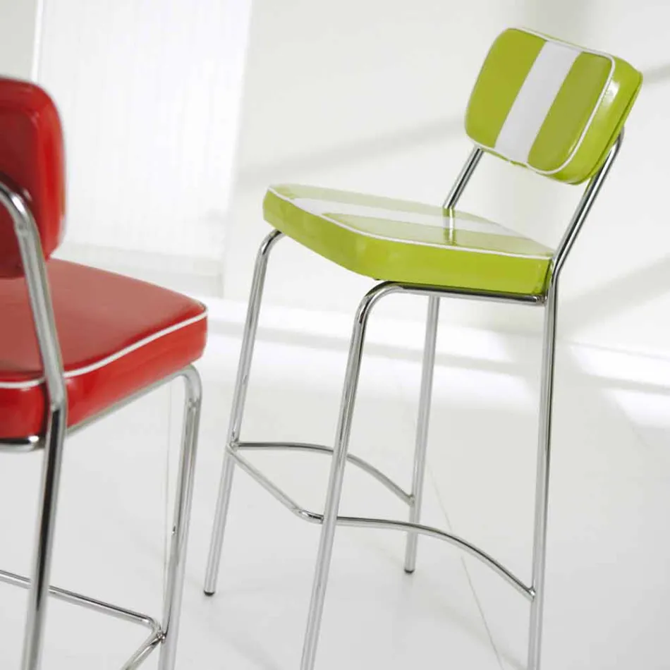 Classic pall 50 år av konstläder med en central vitt band Banda Viadurini