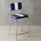 Classic pall 50 år av konstläder med en central vitt band Banda Viadurini