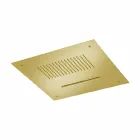 Ståltak duschhuvud med dubbelstråle Made in Italy - Quinto Viadurini