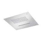 Ståltak duschhuvud med dubbelstråle Made in Italy - Quinto Viadurini