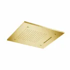 Takduschhuvud i rostfritt stål med 3 strålar tillverkade i Italien - Frido Viadurini