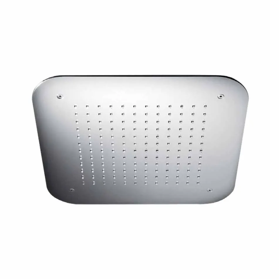 Takduschhuvud i rostfritt stål tillverkad i Italien - Elcan Viadurini