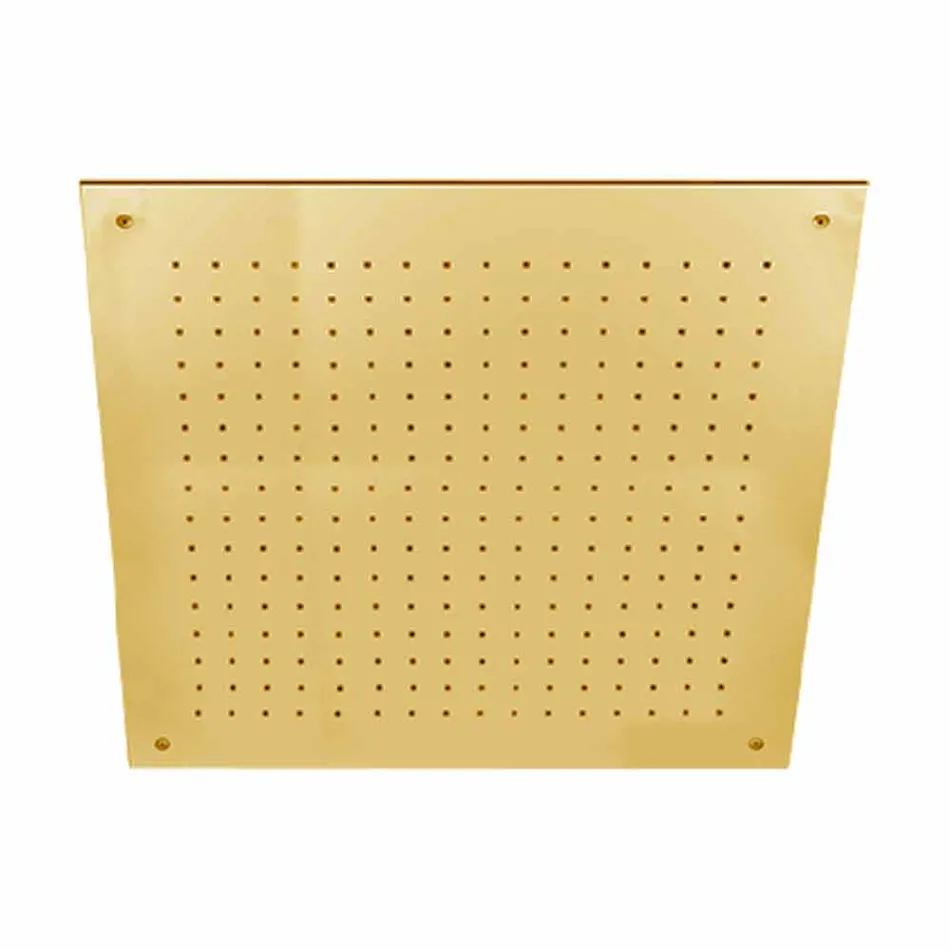 Takstråldusch i rostfritt stål tillverkad i Italien - Cauro Viadurini