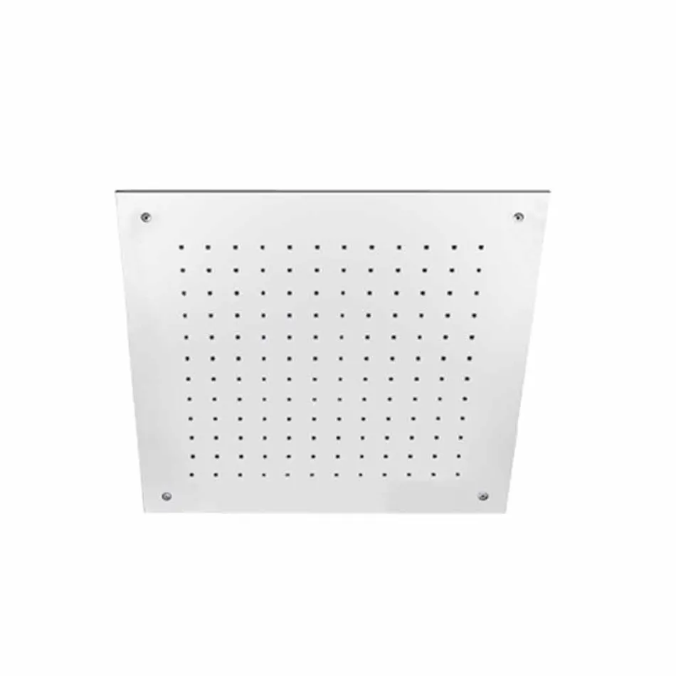 Takstråldusch i rostfritt stål tillverkad i Italien - Cauro Viadurini