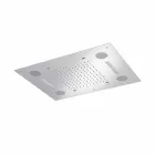 Stålduschhuvud med Chromoterapi och Bluetooth Made in Italy - Elbo Viadurini