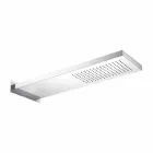 Stålduschhuvud med regnstråle tillverkad i Italien - Nairobi Viadurini