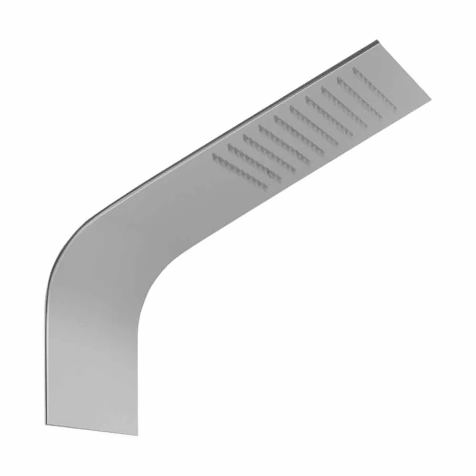 Slim Duschhuvud av stål med Rain Jet Made in Italy - Vispo Viadurini