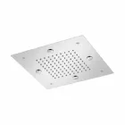 Stålduschhuvud med regnstråle och nebulisatorer tillverkade i Italien - Selmo Viadurini