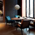 Designupphängning i glas och mässing med LED-ljus, 3 storlekar - Alma av Il Fanale Viadurini