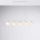 Lackerad järnhängelampa tillverkad i Italien för inredning - Berlin Viadurini