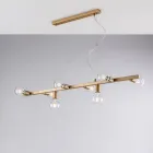 Lackerad järnhänglampa tillverkad i Italien för inredning - Verona Viadurini