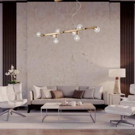 Lackerad järnhänglampa tillverkad i Italien för inredning - Verona Viadurini