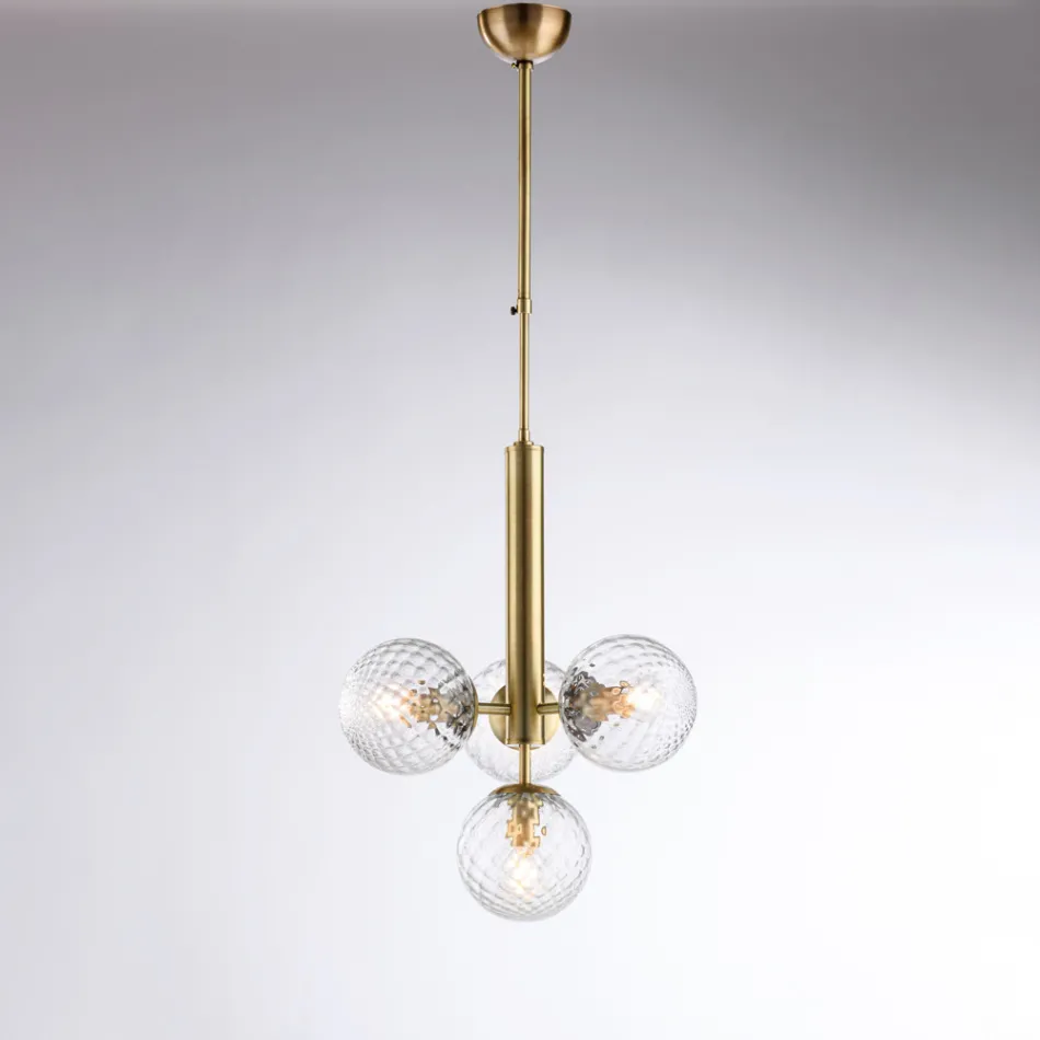 Tillverkad i Italien Järnhängelampa för inredning - Como Viadurini