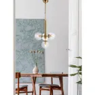 Tillverkad i Italien Järnhängelampa för inredning - Como Viadurini